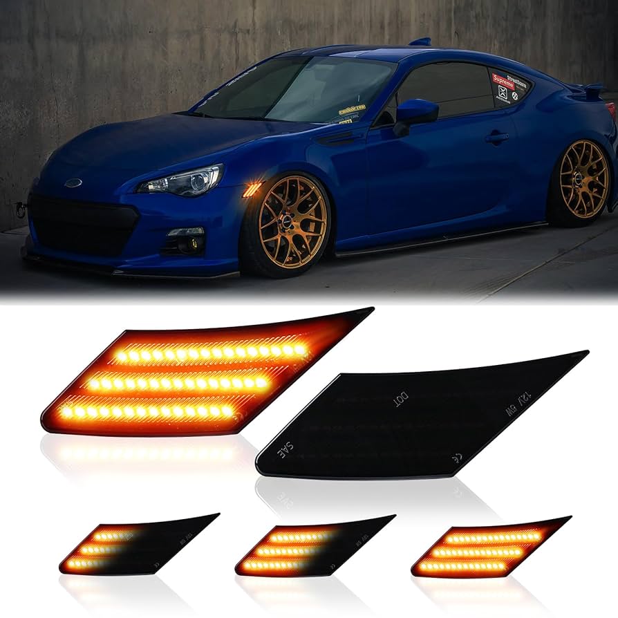 湯Likeページ Amazon.com: D-Lumina LED Side Marker Lights Assembly Smoked
